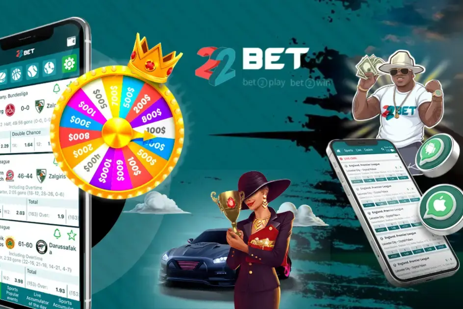 Como funciona o bônus da 22Bet
